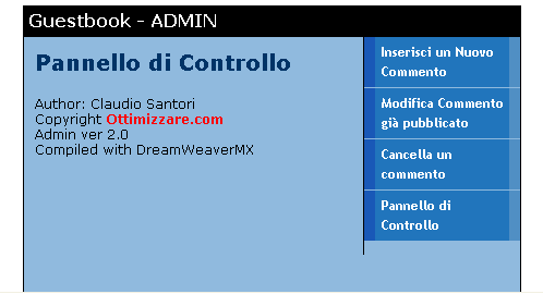 Pannello di Controllo